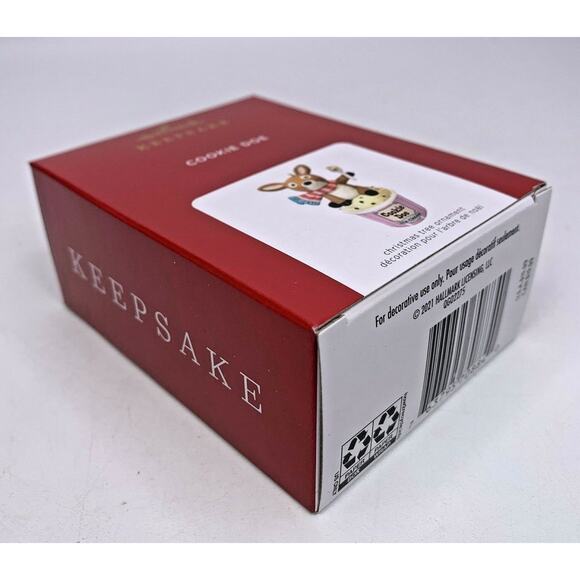 Hallmark COOKIE DOE 2021 Keepsake Ornament Ice Cream Reindeer - Picture 4 of 6